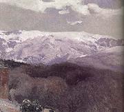 Joaquin Sorolla Sierra Nevada in winter oil painting reproduction